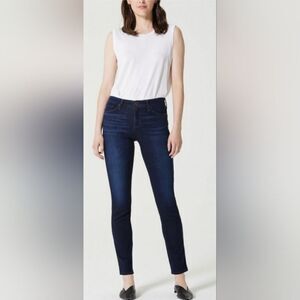 AG Adriano Goldschmied The Prima Blue Mid-Rise Cigarette Jeans (26)